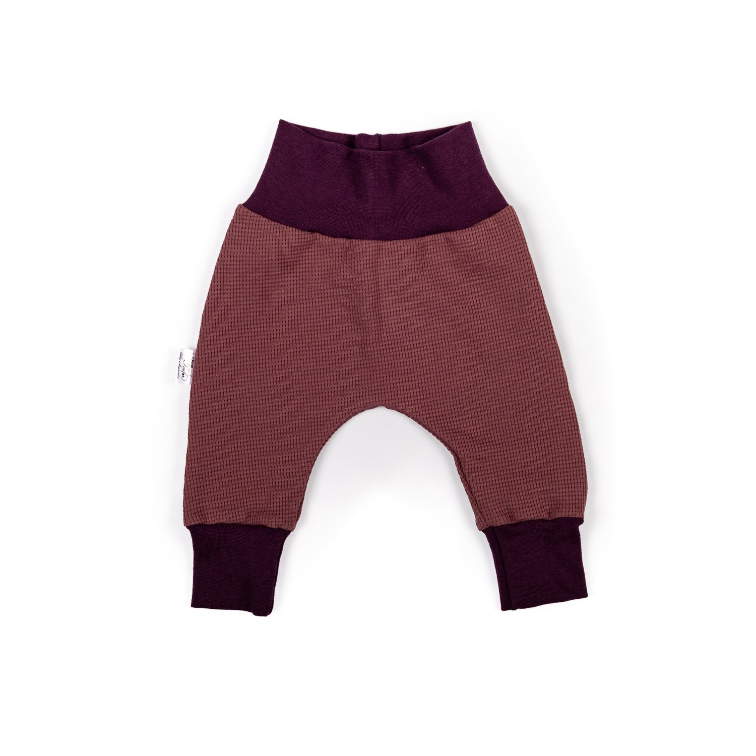 Dětské tepláčky na pleny - fialovorůžová